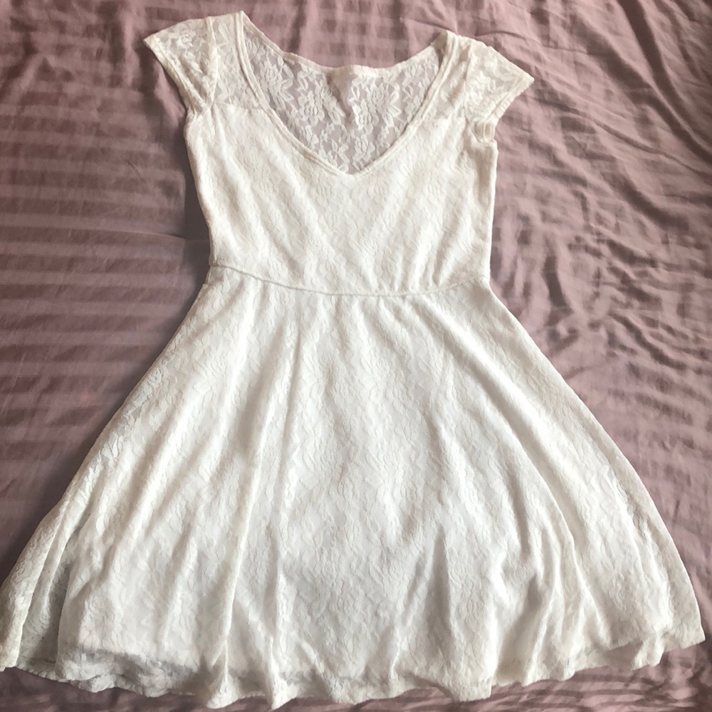 White Hollister dress